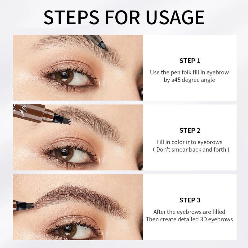 Stylo à Sourcils Effet Microblading Microblading Eyebrow Pen
